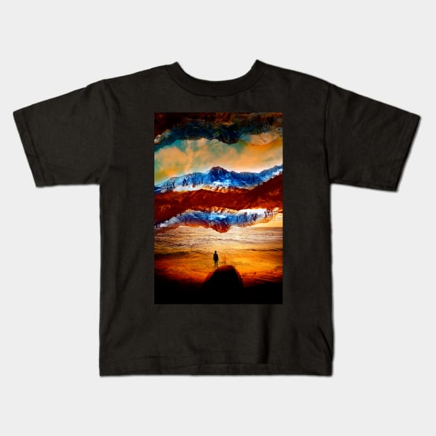 Surreal ground Kids T-Shirt by stohitro